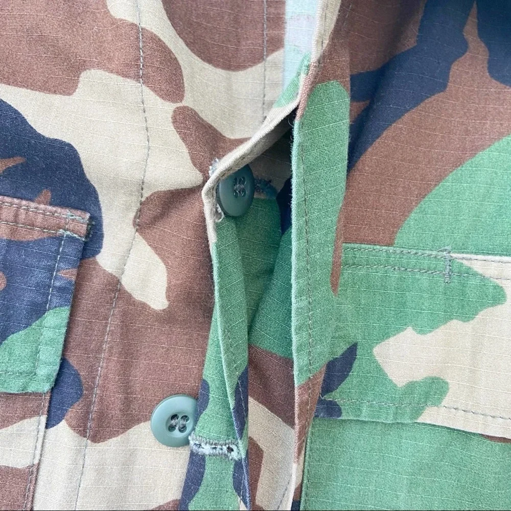 Propper Woodland Camo Military Field Jacket - Green/Brown/Black
